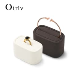 Oirlv Ring Display Stand Jewelry Display Props Display Tray Accessory Display Rack Live Streaming Ring Props