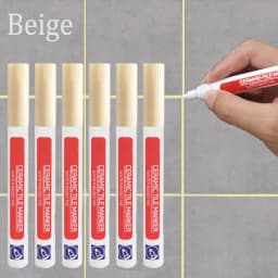 3PCS Tile Marker Tile Grout Repair Tile Grout RepairTiles Marker Joint Feeding Pen Tiles Paint Pen Erasable Whiteboard Marker