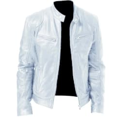 2025 Leather Motorcycle Riding Jacket Men's Slim Fit PU Jacket Outdoor Sports Autumn and Winter Windproof Men's Jacket 5XL