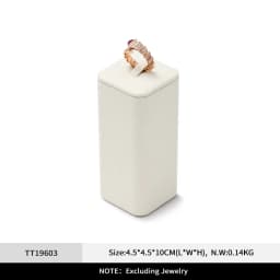 Oirlv Beige Jewelry Display Stand for Ring Earring Necklace Stand Store Window Counter Showcasing Rack for Jewelry Display Props