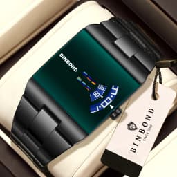BINBOND Original Design Waterproof Men's Watch Accurate Quartz Watches For Men Luxury Sturdy Sport Wristwatches Casual Reloj