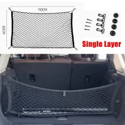 Car Rear Trunk Net For Toyota RAV4 Wildlander XA60 2025-2026 Storage Bag Interior Luggage Elasticity Organiser Auto Accessorie