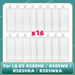 Compatible For LG R5 R580HK / R580WK / R585HKA / R585WKA Robot Vauccm Cleaner Main Side Brush Mop Cloth Hepa Filter Spare Parts