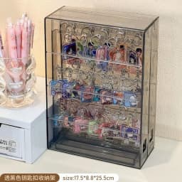 Earring Key Holder Storage Rack Slide out Pendant Jewelry Display Box Bracelet Hook Anti-Tangle Ring Stand Nordic Style Plastic