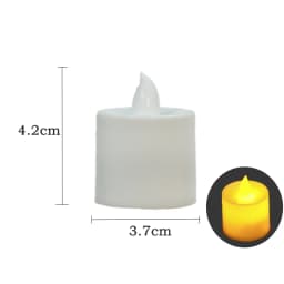 Multiple Choices Flickering LED Candle with Battery Tealights Candles Flameless Wedding Home Christmas Decor Candle Warm Light