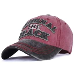 Unisex Vintage Baseball Cap Washed Cotton Hats For Men Women Casual BLACK Letter Embroidery Cap Outdoor Sports Cap