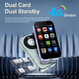 Global Version KING9000 4G Mini Smartphone 3.0" Dual SIM 16GB+2GB Android OS Google Play Original Small Mobile Phone Google Play