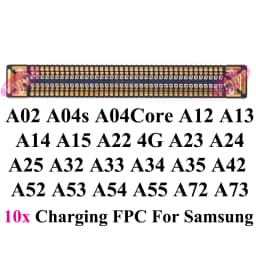 10pcs Charging Connector FPC For Samsung S25 S24 S23 S26 A15 A12 A72 A73 A05S A51 A71 A54 Motherboard FPC Connector 78Pin