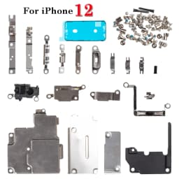 1set Full Inside Small Metal Parts Shield Plate Set Kit Holder Bracket For iPhone 6s 7 8 XS XR XS 11 12 13 14 15 16 Pro Max Plus