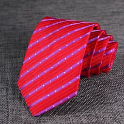 New Men's Tie Classic Stripes Striped 8cm Jacquard Necktie Accessories Daily Wear Cravat Wedding Business Party Gift