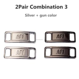 Sneaker Laces Buckle Combination AF1 Diamond Shoe Charms Quality Metal Shoelaces Decorations Air Force 1 Shoes Accessories