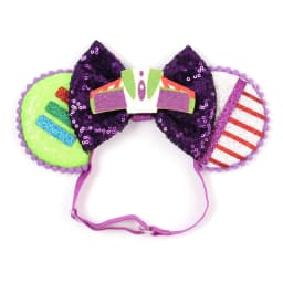 Mouse Ears Adjustable Headband Cartoon Sequin Bows Headband Birthday Party Christmas Princess Cosplay Costume For Women Adult