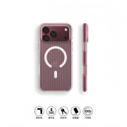 3D Corrugated For Magsafe Magnetic Phone Case For iPhone 18 17 Air 16 E 15 14 13 12 Pro Max Plus Non-slip Hard Matte Clear Cover