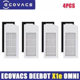 Ecovacs Deebot X1e Omni TURBO Vacuum Cleaner Robot Filter Side Brush Cleaning Cloth Spare Parts Dust Box Accessories