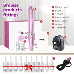 Authentic Dr. Pen Ultima M7 Multi-function Facial Mesotherapy Skin 0.25mm Needle Wireless Electric Derma Beauty Device