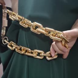 Silver Gold Acrylic Purse Chain Strap Handbag Handles DIY Purse Replacement Chain For Shoulder Bag Handbags Straps