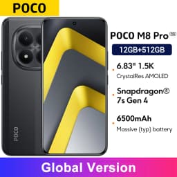 Global Version POCO M8 Pro Smartphone 50MP main Camera Snapdragon® 7s Gen 4 6.83" CrystalRes AMOLED display mobilephones
