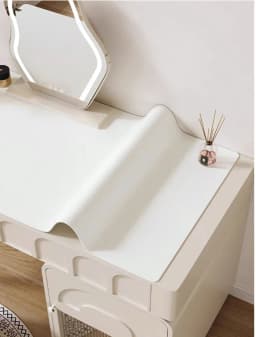 Solid color PU leather tablecloth waterproof dining table mat study coffee table computer desktop Modern table mat decorationt