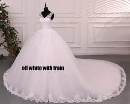 Ashley Gloria Pure White Wedding Dresses Elegant Boat Neck Ball Gown Simple Vestido De Noiva Plus Size Robe De Mariee