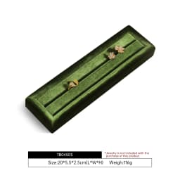 Yinbeini Velvet Ring Display Stand Single Row Ring Ear Stud Storage Organizer Jewelry Shop Showcase Props TB045
