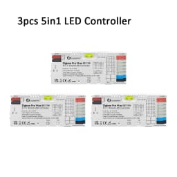 GL-C-601P  ZigBee 3.0 Pro Max 5 in 1 LED Controller RGBCCT RGBW RGB CCT Dim Light Mix 20A Pluggable Fuse App Voice GLEDOPTO