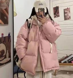 New Winter Thick Warm Fake Two Pieces Down Cotton Jacket Woman Parkas Overcoat Autumn Female Korean Loose Puffer Outerwear Black