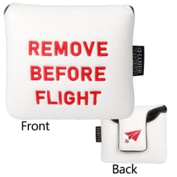 Red Remove Before Flight Golf Headcover Golf 460CC Driver Cover Wood Hybrid Mallet Cover