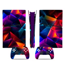 For PS5 Slim Digital Protective Decal Skin Sticker Cover Wrap Console and Wireless Controller
