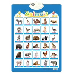 Sports Wall Chart Talking Poster Interactive Toddler Alphabet Learning Best Educational Gift for Boys Girls Ages Letter Sounds