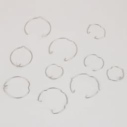 10Pcs/set Light Cup Bracket Card Ring,55mm 48mm Lamp Retaining Spring Clip Ring Mr16 Gu10 Spot Light Downlight Accessories