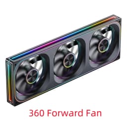 JONSBO ZA-120/240/360 Computer Case Fan 12CM 5V ARGB 120mm Monolithic Structure Water-Cooled Fan PWM Forward/Reverse Fan Kits