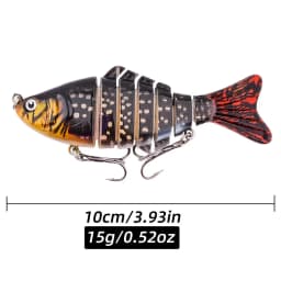 1 PCS Wobblers Fishing Lures Artificial Multi Jointed Sections Artificial Hard Bait Trolling Pike Carp Fishing Tools