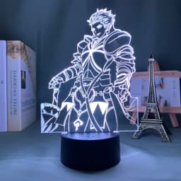 Anime 3d Light Fate Stay Night Saber for Bedroom Decor Birthday Gift Manga Fate Stay Night Led Night Light Lamp Saber