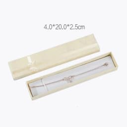 Paper Necklace Jewelry Box High-grade Gift Packaging Box Long Chain Bracelet Storage Box Jewelry Organizer Case Wholesale Joyero