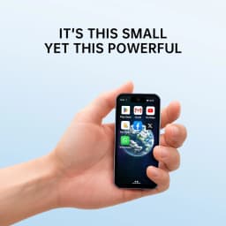 SOYES XS19 Pro Mini Smartphone Android 12 LTE 4G 3.88'' 4GB RAM 64GB ROM Dual SIM 2000mAh Face Unlock Small Mobile Phone
