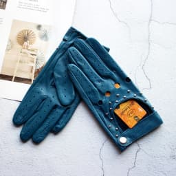 Women's Summer Leather Full Finger Gloves Unlined Thin Fashion Spring Autumn Motorcycle Riding Sheepskin Driving