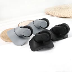 Hot 1 Pair Suitcase Wheels Replacement Travel Suitcase Wheels Repair Hand Spinner Caster Black Grey Luggage Wheel Spare Parts