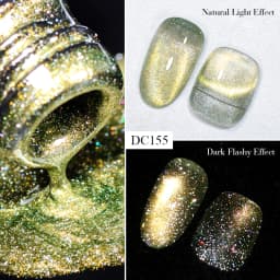 Mtssii 7ML Black Crystal Cat Magnetic Gel Sparkling Glitter Gel Nail Polish Semi Permanent UV Gel Nail Art No Need Base Color