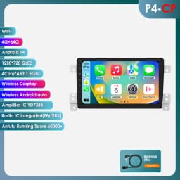 Hizpo 9" Android 13 For Suzuki Grand Vitara 3 2005-2015 Car Radio Multimedia Video Player Navigation GPS 2 Din Carplay 7862 RDS