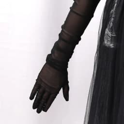 Women Black Long Gloves Classic Opera Over Elbow Mittens Stretch Finger Wedding Sexy Driving Breathable Accessories