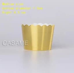 Muffin Cupcake Golden Pink Dot Paper Cup Cupcake Liner Baking Cup Wedding Party Cupcake Wrapper Tray Case Pirottini Per Muffin