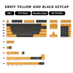 KBDiy Keyboard Keycaps Set PBT Rome Keycaps Custom Retro Double Shot SA Profile ISO 7U 161 Keys Caps for MX Switches GMK67 K500
