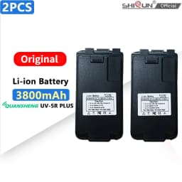 UV 5R Plus Li-ion Battery Quansheng DC 7.2V 3800mAh Battery BPK5 For UV-K6 Walkie Talkie UV K5 UV K58 Two Way Radio Rechargeable