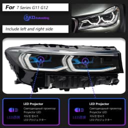 Car Lights for BMW G11 G12 7 Series 2016-2019 LED Auto Headlights Assembly Upgrade LCI Design High Configure Style Accessories