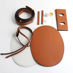 DIY Leather Shoulder Bag Making Kit Shoulder Bucket Bag Making Set for Purse DIY Making Handmade Stitch Bag Making Materials