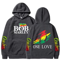 Rapper Bob Marley Hoodies Legend Reggae One Love Hooded Sweatshirts Men Women Fashion Long Sleeve Oversized Pullovers Streetwear