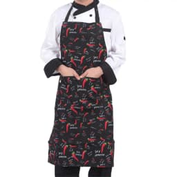 1pc Adjustable Adult Apron Striped Restaurant Chef Apron Outdoor Camping Picnic Kitchen Cook Aprons