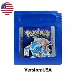 %Many style pokémon cards Red Blue Crystal Golden Green Silver Yellow GBC Game Card 16Bit Video Game CartridgeConsole Card GB/SP