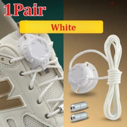 Rotating Buckle Laces Automatic Shoelace Without ties Kids Adult Sneakers No Tie Shoe laces Shoe accessories 1Pair/2Pair