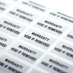 100Pcs Adhesive Warranty Protection Sticker Security Seal Brittle Paper Tamper Proof Warranty Void Label Stickers Label Guanante